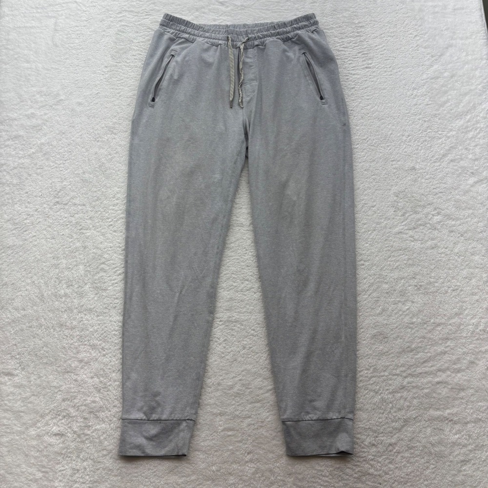 Vuori Sunday Performance Joggers Mens Large Grey V438 Tapered Sweatpants